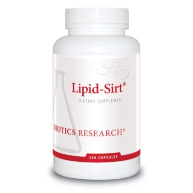 Lipid-Sirt® 240Caps by Biotics Research for High Cholesterol