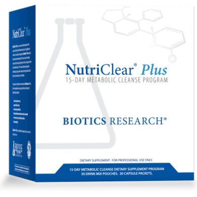 NutriClear® Plus kit by Biotics Research, 15-Day Detox, Metabolic Cleanse Program