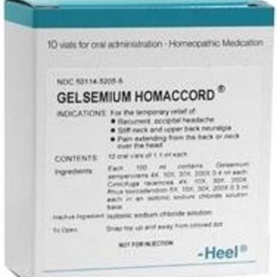 Gelsemium Homaccord 10 ampules