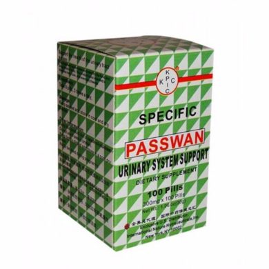 PassWan- Urinary System Supports, 100pills